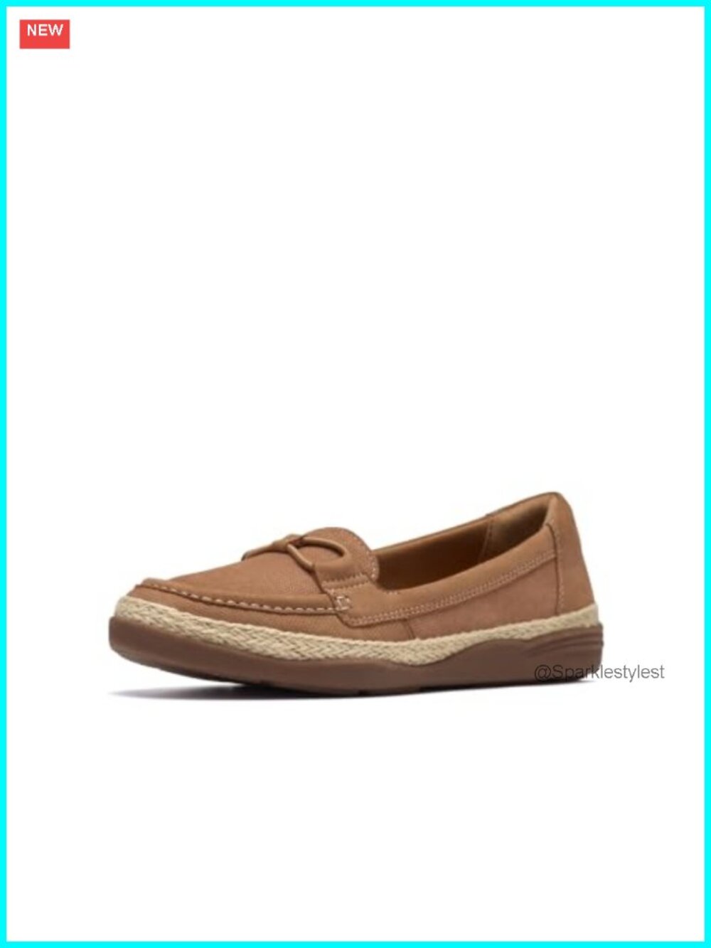 Clarks Collection Elaina Milly Tan Nubuck Loafers – Comfort Slip-Ons
